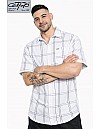 1000 S/S Plaid Color Base : White-PIN Black